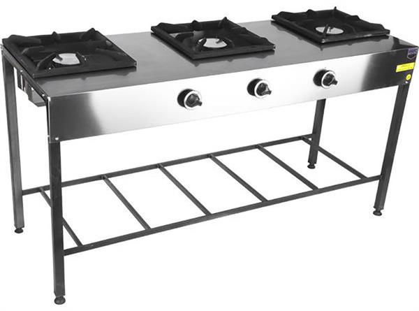 3'lü Ayaklı Doğalgazlı Lokanta Ocağı CEJ25