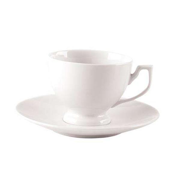 Porselen Beyaz Tabaklı Kahve Fincanı 80C