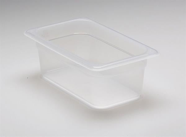 Yarı Saydam Polipropilen Çeyrek Boy Küvet GN 1/4 16,2x26,5 cm