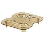 Yüksek Isı Polikarbon Bir Bölü Altı Boy Dip Süzgeç