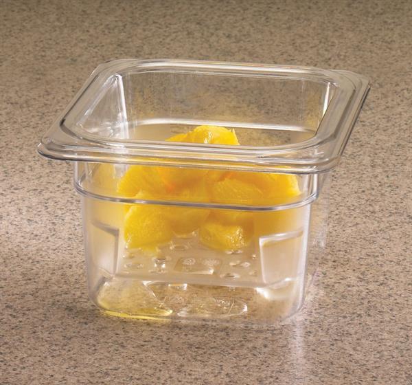 GN 1/6 16,2x17,6 cm Polikarbon Küvet Süzgeç