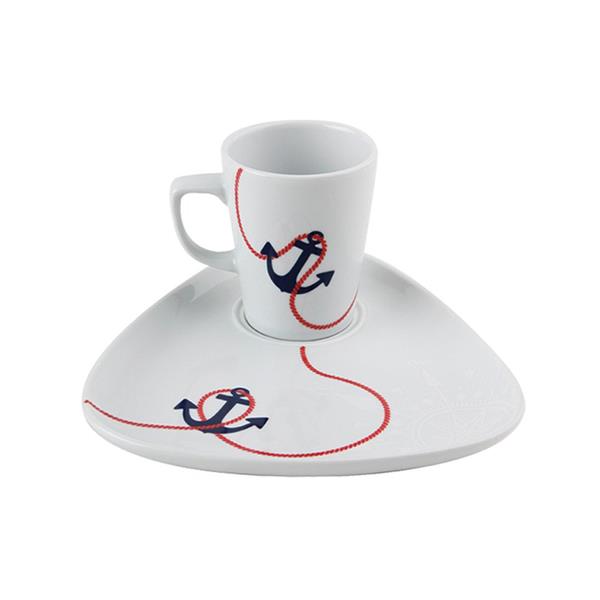 Porselen Marine Servis Tabağı - Kupa