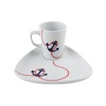 Porselen Marine Servis Tabağı - Kupa