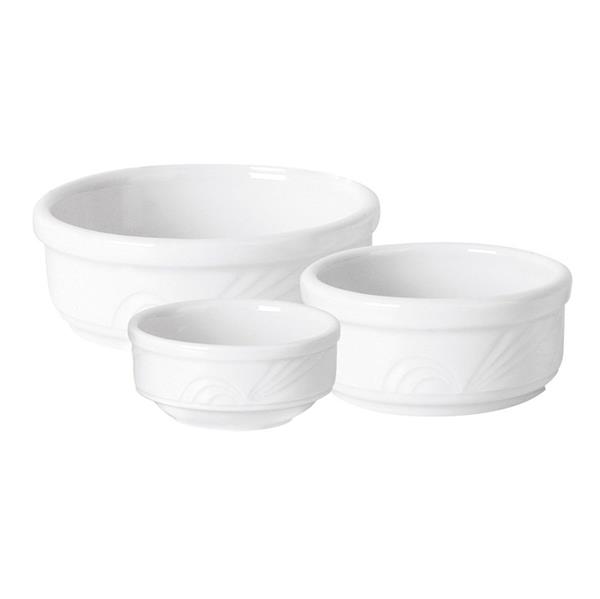 Porselen Halley Beyaz Tereyağlık-Reçelli