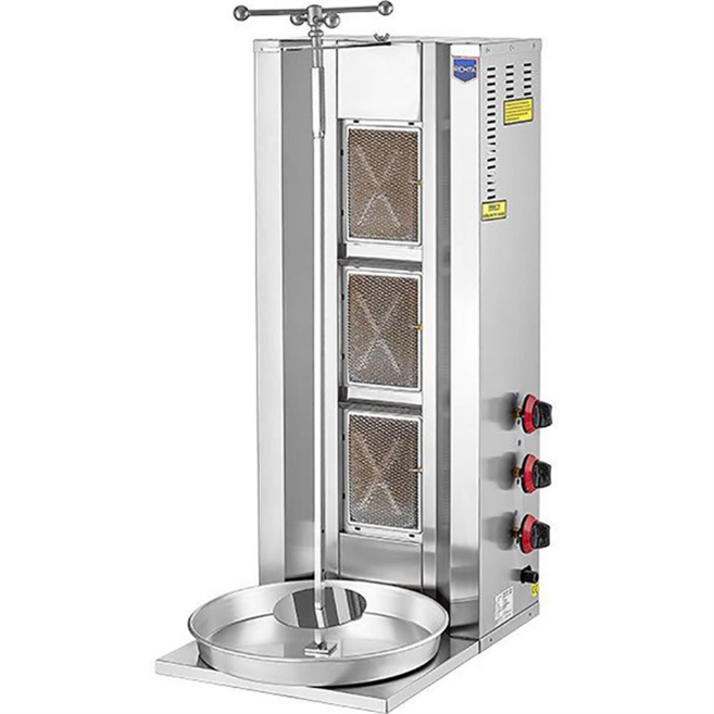 3 Radyanlı Gazlı (CE) Döner Ocağı D06