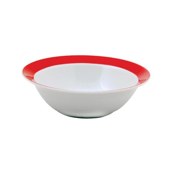 Porselen Kırmızı Bordür Kase 15Cm    