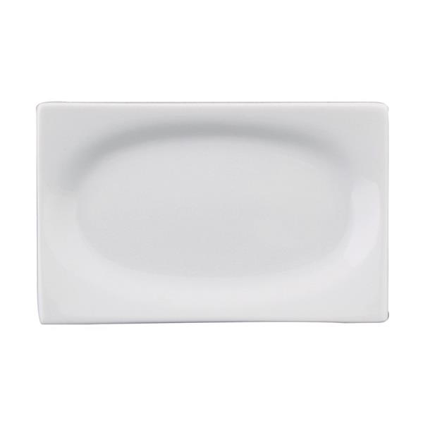 Porselen Zen Beyaz Mini Kayık Tabak 11Cm