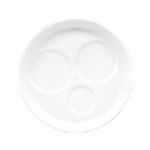 Porselen Delta Tuzluk Biberlik ve Kürdanlık Altlığı