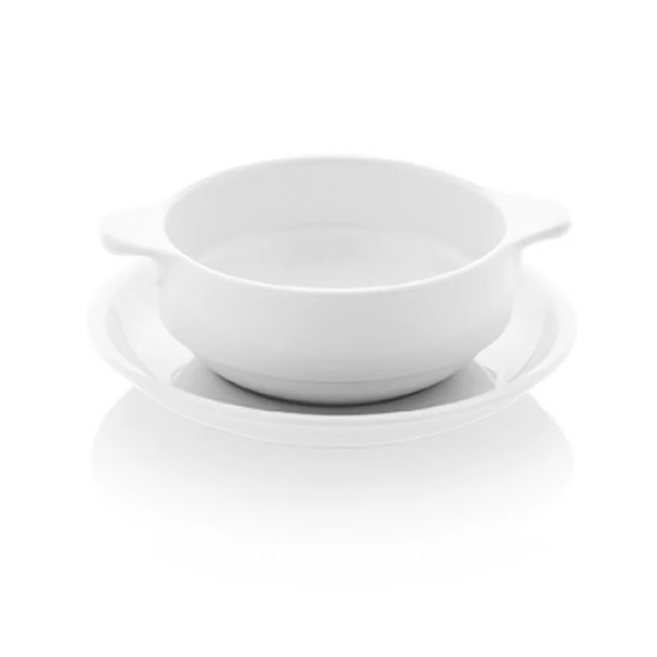 Porselen Delta Konsome Tabağı 17 cm