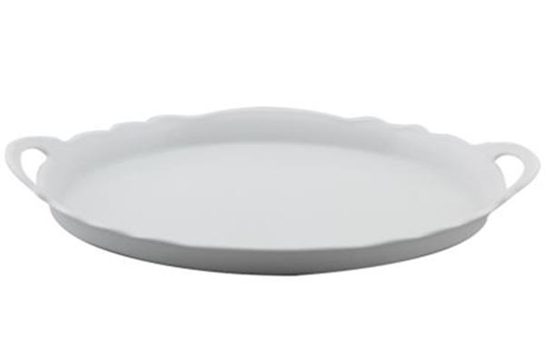 Porselen Otel Tepsı 42Cm        