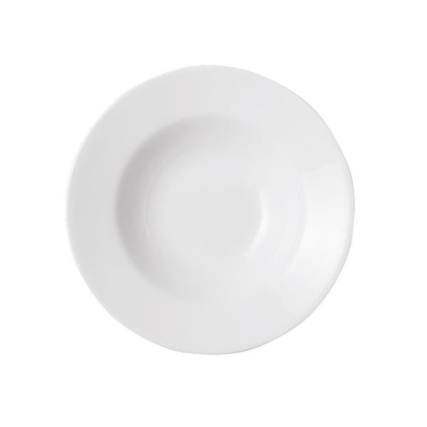 Porselen Bella Beyaz Çukur Tabak 21Cm  