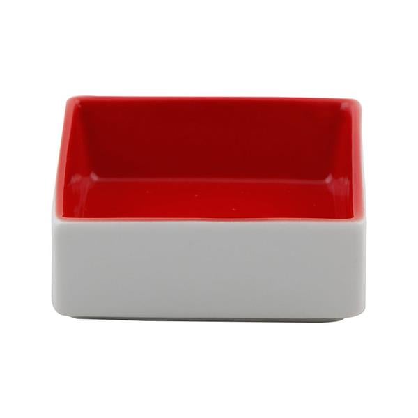 Porselen Kırmızı Kahvaltı&Çerez Tabağı 1