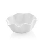 Porselen Meze Tek Lokma Tapas Rölyefli Dilimli Kase 19 cm