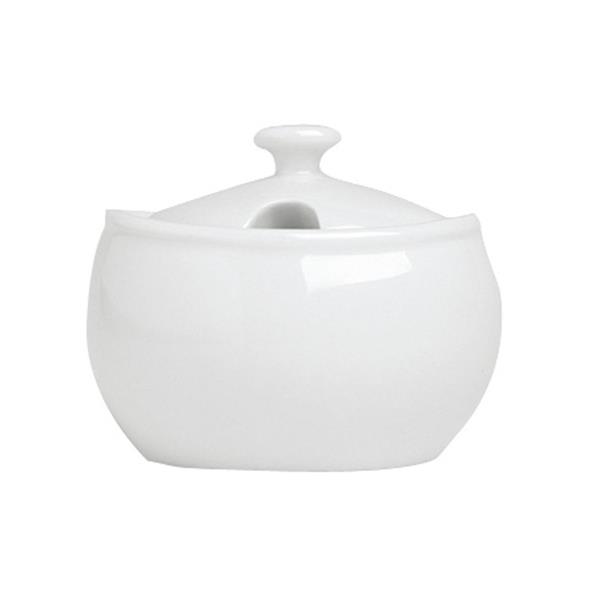 Porselen Luna Beyaz Kapaklı Şekerlik 215
