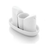 Porselen Enternasyonel Tuzluk & Biberlik & Kürdanlık Takımı