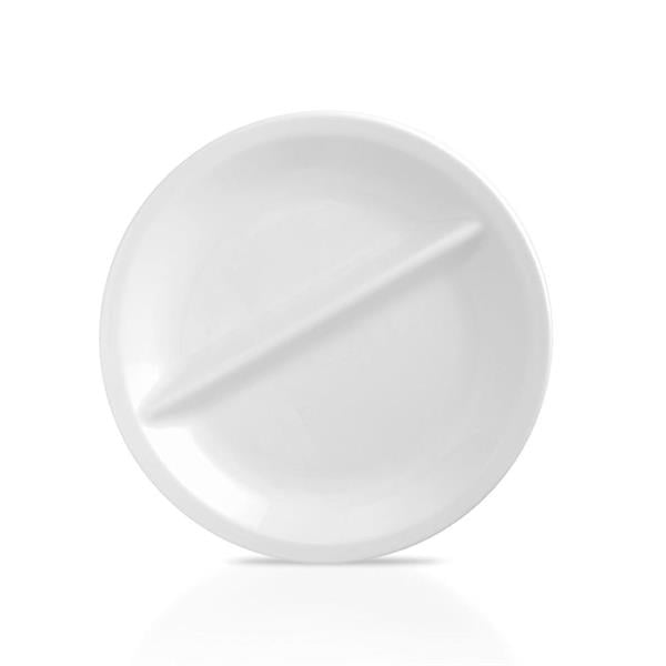 Porselen Enternasyonel Bölmeli Kahvaltı Tabağı 23 cm