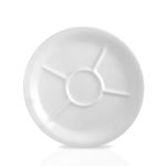 Porselen Enternasyonel Bölmeli Kahvaltı Tabağı 23 cm