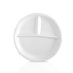 Porselen Enternasyonel Bölmeli Kahvaltı Tabağı 23 cm