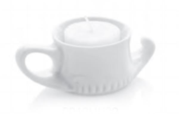 Porselen Yardımcı Parçalar Mumluk Dekorsuz 10 cm