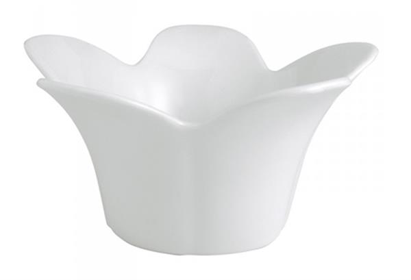 Porselen Zen Yaprak Kase Dekorsuz 15 cm