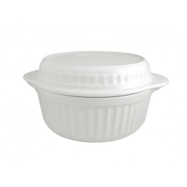 Porselen Fırın / Porfire Kapaklı Kulplu Kase