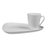 Porselen Latte Kayık Tabak