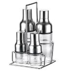 Tel Standlı 4'lü Yağlık Takımı