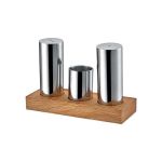 Ahşap Standlı 3'lü Tuzluk Takımı