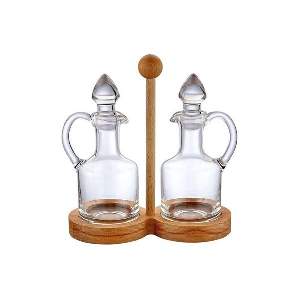 Ahşap Standlı 2'li Yağlık Takımı