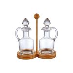 Ahşap Standlı 2'li Yağlık Takımı