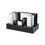 Pleksi Standlı Tuzluk Peçetelik Takımı