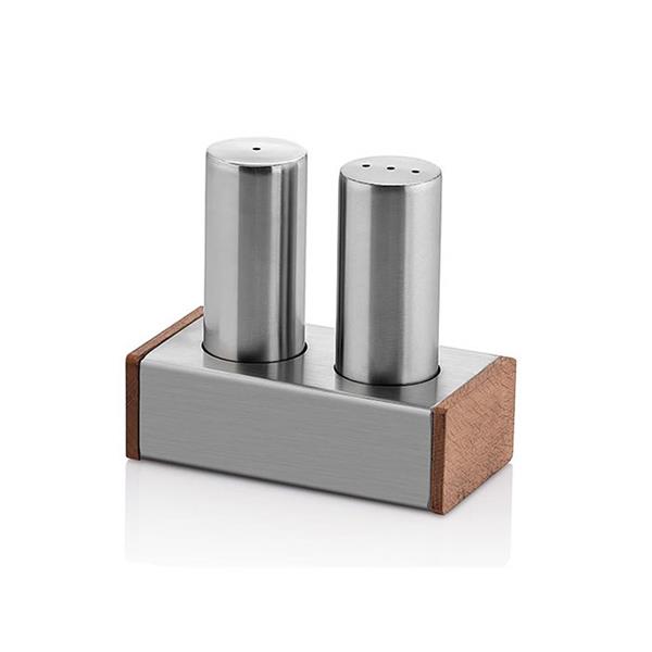 İkili Yuvarlak İnce Tuzluk Takımı Mat