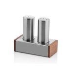 İkili Yuvarlak İnce Tuzluk Takımı Mat