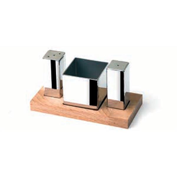 3'lü Kare Tuzluk Şekerlik Takımı