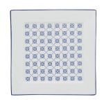 Porselen Blue Passion Düz Tabak