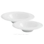 Porselen Troy Beyaz Çukur Tabak 25Cm  