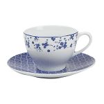 Porselen Blue Passion Çay Fincan Takımı