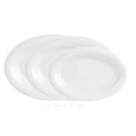 Porselen Troy Beyaz Kayık Tabak 17Cm  