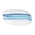 Porselen Deep Blue Desen2 Kayık Tabak 18