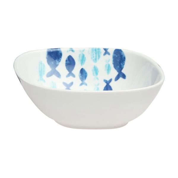 Porselen Deep Blue Desen1 Kase 17Cm   