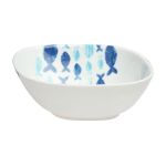 Porselen Deep Blue Desen1 Kase 17Cm   