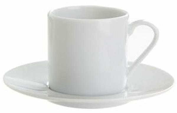 Porselen Beyaz Tabaklı Kahve Fincanı 90C