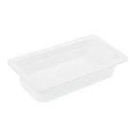 Yüksek Isı Polikarbon Bir Bölü Üç Boy H-Küvet GN 1/3 17,6x32,5 cm