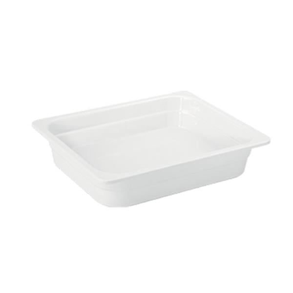 Yüksek Isı Polikarbon Bir Bölü Üç Boy H-Küvet GN 1/3 17,6x32,5 cm