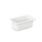 Yarı Saydam Polipropilen Bir Bölü Üç Boy Küvet GN 1/3 17,6x32,5 cm