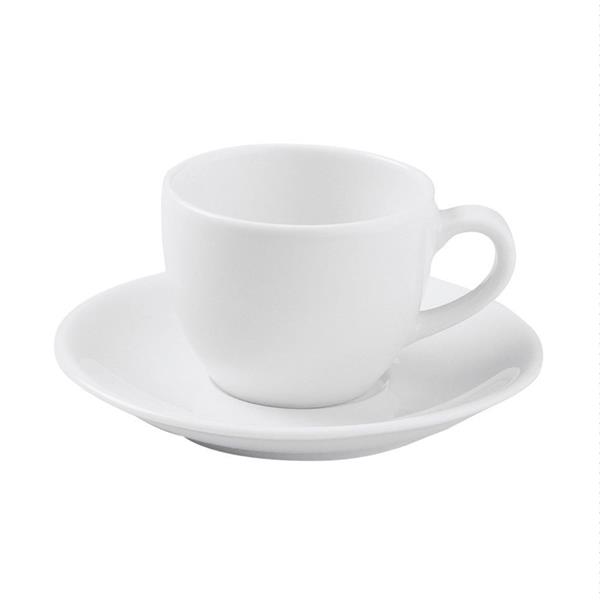 Porselen Soley Beyaz Tabaklı Kahve Finca