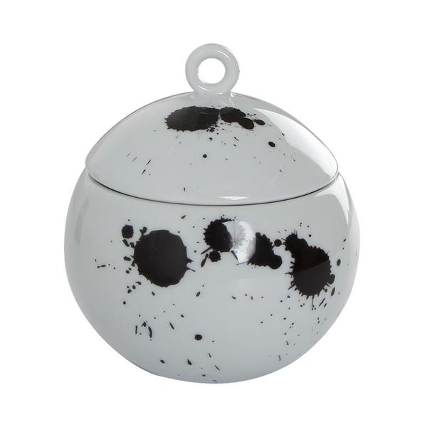 Porselen Black Touch Desen3 Kapaklı Şeke