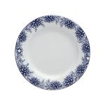 Porselen Blue Manoir Desen1 Düz Tabak 17