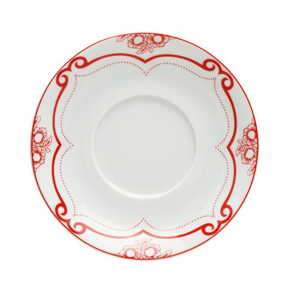 Porselen Red Manoir Desen2 Kase Tabağı 1