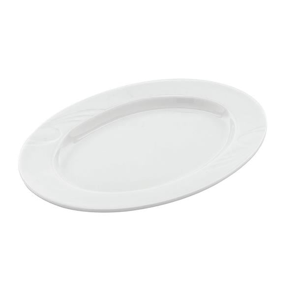 Porselen Karizma Kayık Tabak 21 cm